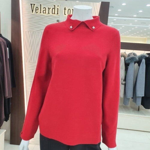 벨라디터치 카라진주 포인트 니트_V9a1kt22_GN