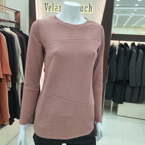 벨라디터치 펄 라운드 티 셔츠_V391ts24pk_GN