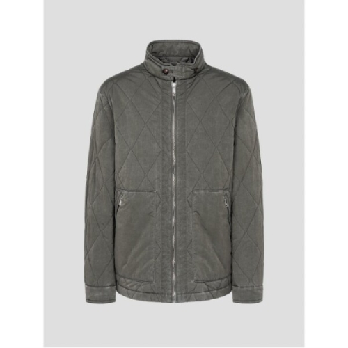 갤럭시 라이프스타일 변형 칼라 아웃 퀼팅 점퍼 카키 GC4838M03H 1050278