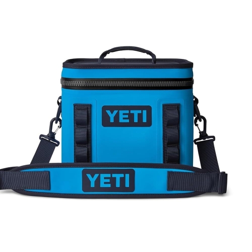 YETI  Hopper Flip 8 휴대용 쿨러, 빅 웨이브 블루 191899 911RB