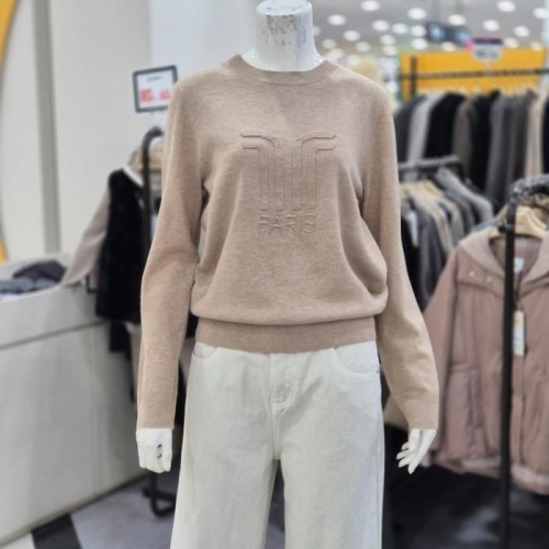 레노마레이디스 sh06 라운드 넥 아트원 니트 R2H11KPO030