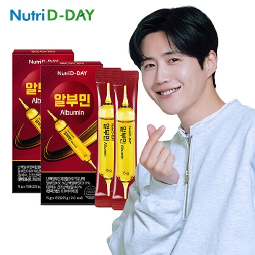 뉴트리디데이 마시는 알부민 15g 15포