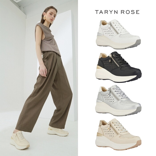 타린로즈 여성 럭스 밸런스힐 펀칭 스니커즈