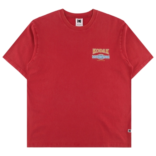 코닥 스노우 워싱 그래픽 반팔 티셔츠 RED K6223LRS11RED 119498