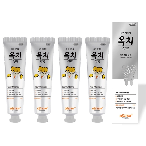 오스템  옥치 치아 미백 치약 34g
