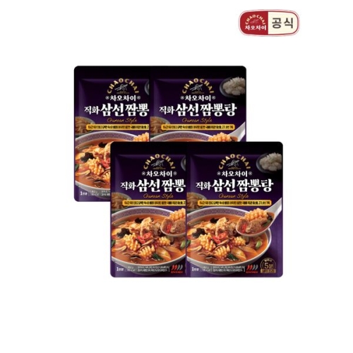샘표식품 샘표 차오차이 직화 삼선짬뽕탕 450g