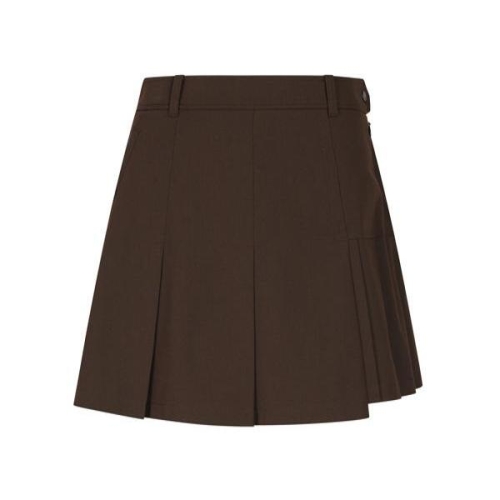 팬텀 안마의자 골프 여성 로고 포켓 변형 플리츠 큐롯 스커트 221E3PC16