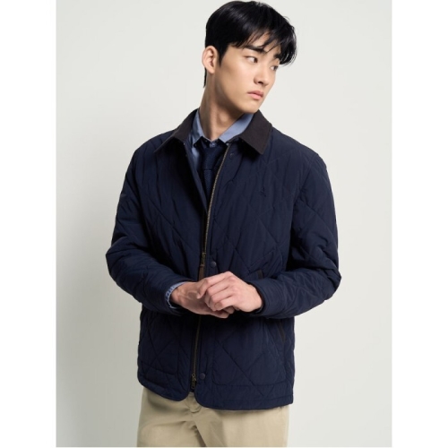 빈폴 멘 다이아 퀼팅 패딩 사파리 네이비 BC6138CP1R