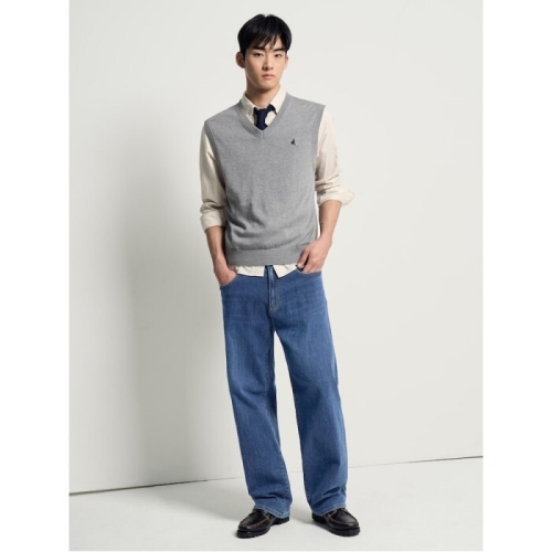 빈폴 멘 Essential 베이직 베스트 그레이 BC6151E033