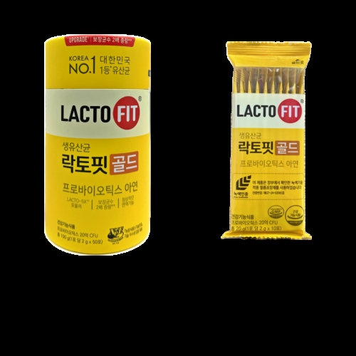 종근당건강 락토핏 생유산균 골드 2g 50포 + 10포 기획세트