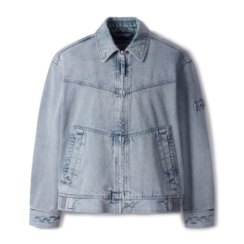 시리즈 워싱 데님 집업 블루종 SAUAS25171BUL