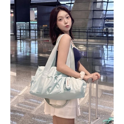 마스마룰즈 MASMARULEZ 파우치세트 glossy shoulder duffel bag_Cloud mint 5014764703 50..