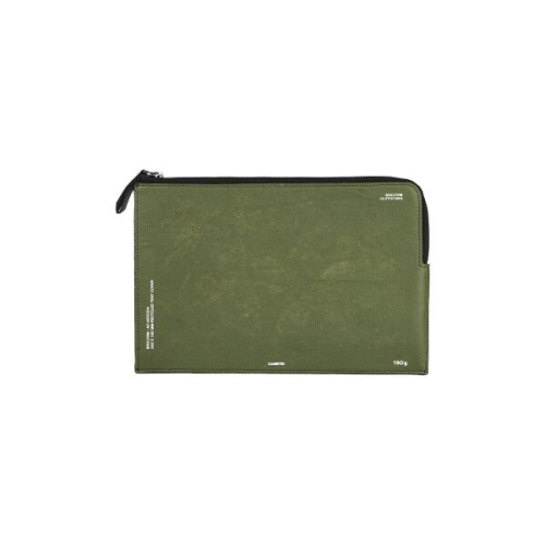 카네이테이 I BROOKLYN FLAT BAG M OLIVE DRAB / UPCYCLED 794655