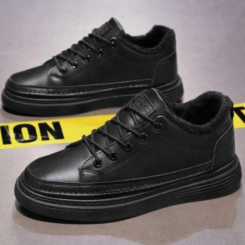 심플 모던 남성용 겨울철 털 이너 윈터소재 통굽스니커즈 WFJU6BO