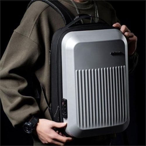 라일리 Rly 20대 회사원 가방 출장 캐주얼 책가방 실버 백팩 S9545549