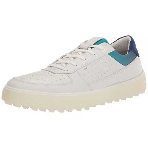 에코  남성용 트레이 하이드로맥스 방수 화이트/화이트/블루 깊이/캐리비안 135195