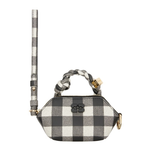 가니 블랙 화이트 나노 부 동전 지갑 252144F046010