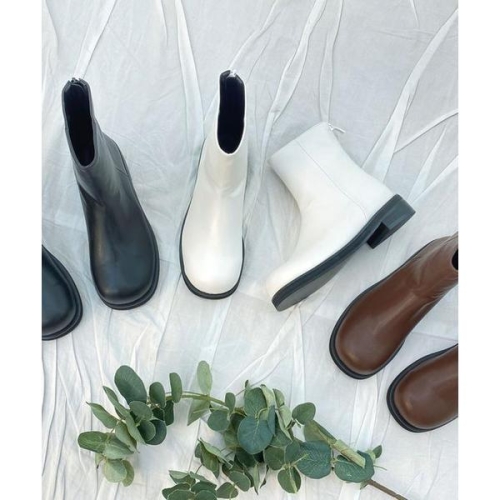 더블디 RJ-x1014 여성 첼시 앵클 기본 무지 일상 부츠 S11231916