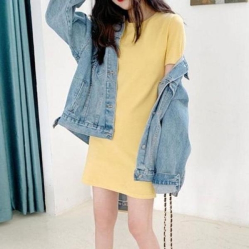 오노마 ONM 원피스 데일리 여자원피스 아나운서 미니 여자학생원 S12070735