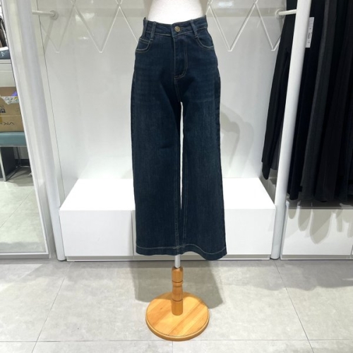 밸리걸 심플 다크 데님 팬츠 617240_s