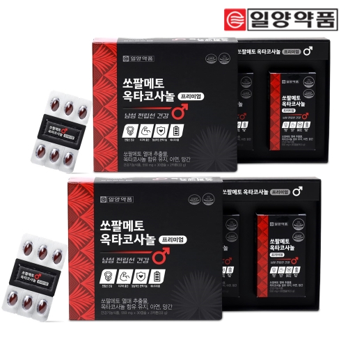 일양약품 쏘팔메토 옥타코사놀 프리미엄 550mg 60캡슐