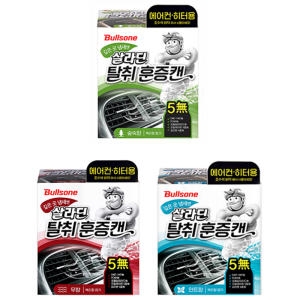 불스원  훈증캔 에어컨히터탈취제/실내냄새제거살균소독제자동차담배냄새제거제/폴라패밀리/훈증타입/살라딘