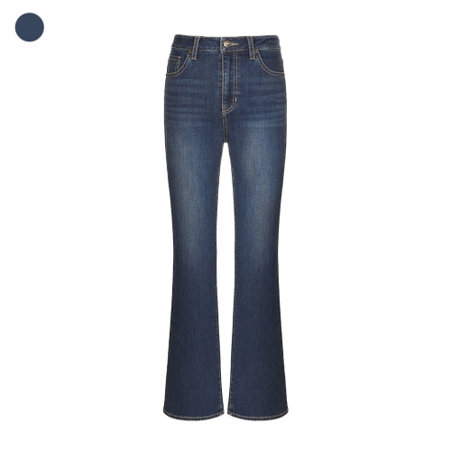 게스 여성 DBL 기모 하이라이즈 플레어부츠컷 데님 RO4D01J2