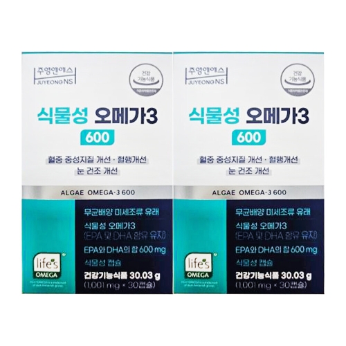 주영엔에스 식물성 오메가3 600 30캡슐