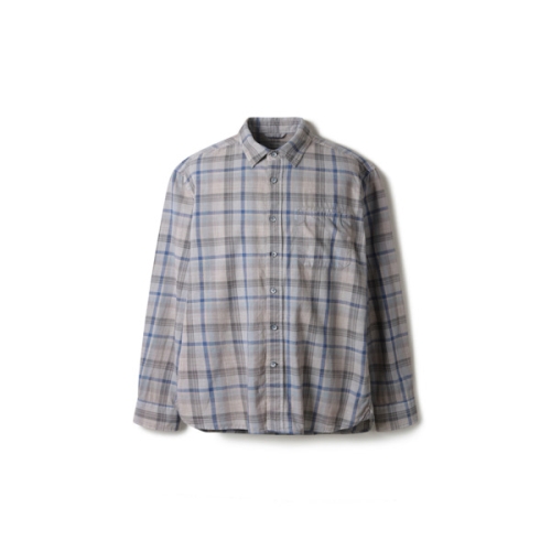 시리즈 남성 린넨 포켓 체크 셔츠_SHSFM25531BUX