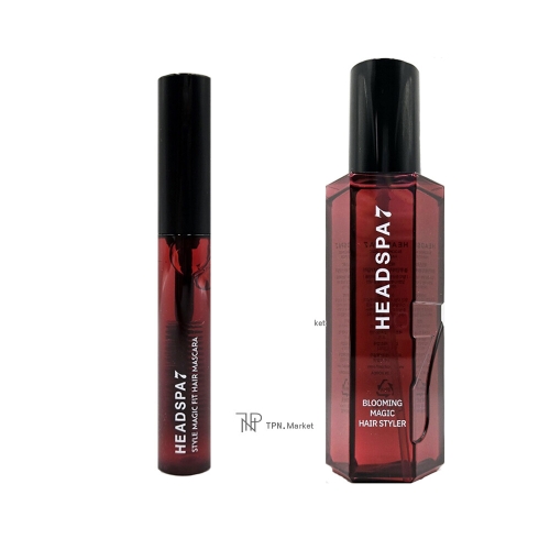 헤드스파7 블루밍매직 헤어스타일러 160ml+스타일 매직 핏 헤어마스카라 12ml 2종세트