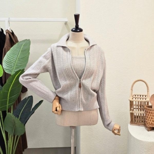 포커스 카라넥 집업 민소매 세트 FW5L9ST5268