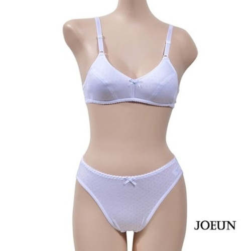 조은 2단계 은은한 브라팬티세트 매쉬도트 A컵 주니어 WFH6XY9