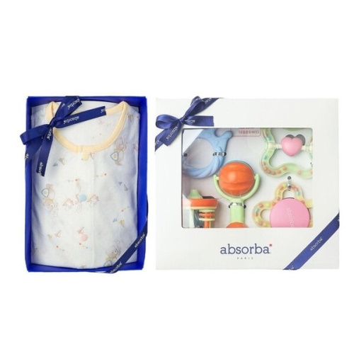 압소바 비행기7부바디슈트 노랑 옥수수딸랑이5종 세트 C1A1310680