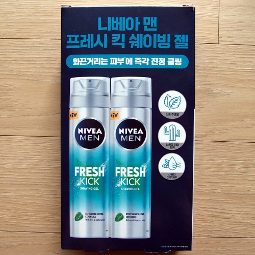 니베아 맨 프레시 킥 쉐이빙 젤 200ml