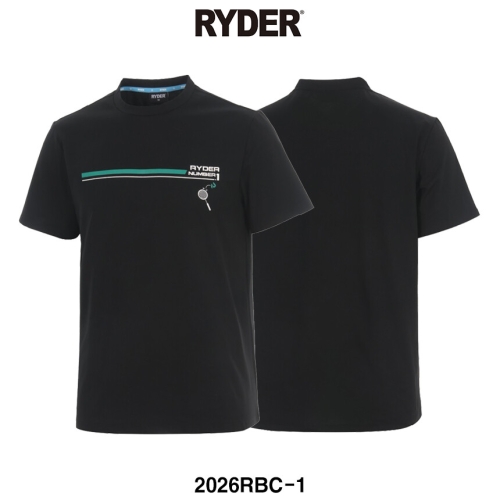 라이더 배드민턴 기획 코튼라이크 반팔 상의 티셔츠 화이트 2026RBC-2 남성 여성 남녀공용