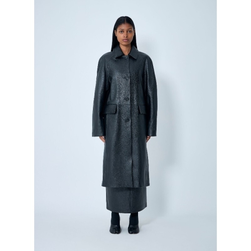 토템 가죽 코트 254 WRO0280 LE0070 001