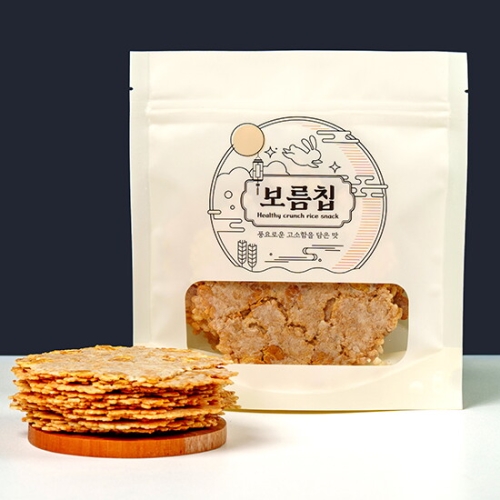 전라도청년  꼬소당 보름칩 현미 병아리콩 누룽지칩 100g