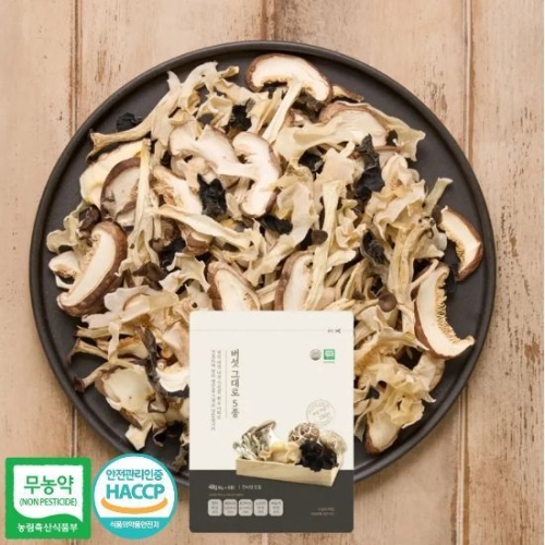 버섯마루  버섯 그대로 5종 48g
