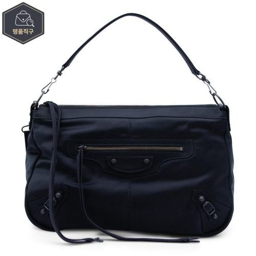 발렌시아가 블랙 시티 미디엄 모터사이클 숄더 백 B0481916579