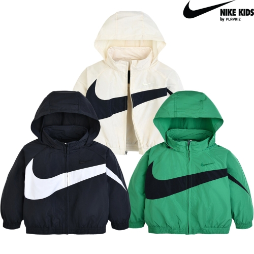 나이키키즈 플레이키즈 빅 스우시 자켓 아이보리 1-7세 A253JK133P