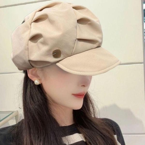 샤링 벙거지 팔각 헌팅캡 여자 화가모자 빵모자 WFLQ8ZB