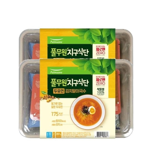 풀무원  두유면 김치말이국수 897g