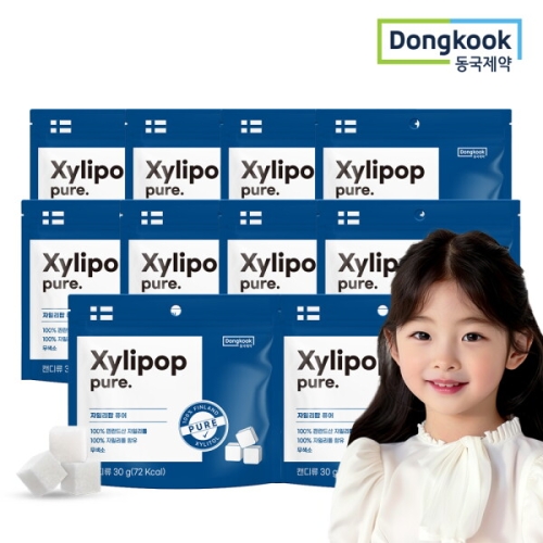 동국제약  자일리팝 무설탕 자일리톨 퓨어 30g