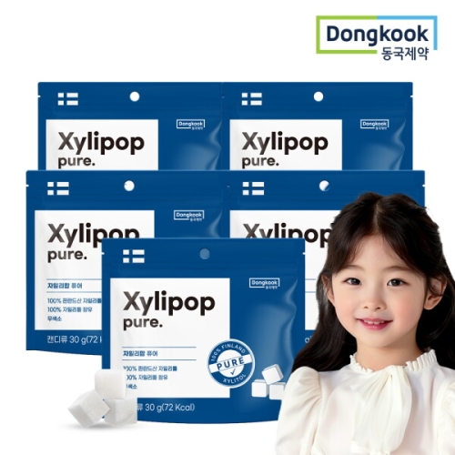 동국제약  자일리팝 무설탕 자일리톨 퓨어 30g