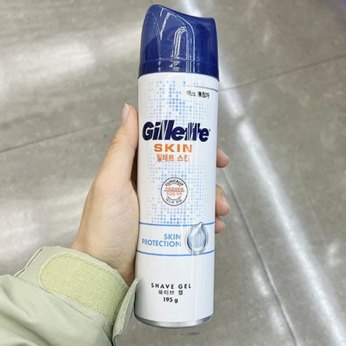 질레트 스킨텍 쉐이브젤 195g