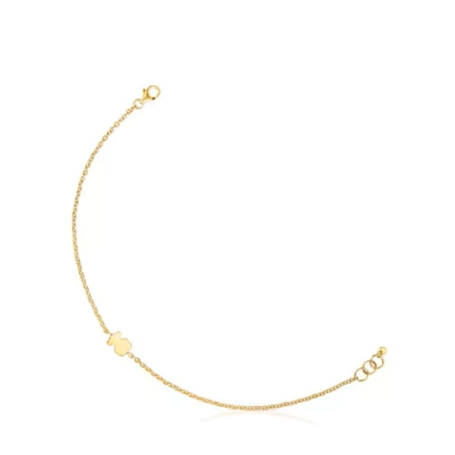 TOUS  18K 골드 스위트 돌스 베어 7mm 체인 팔찌 1004349800