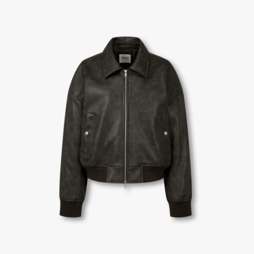 스튜디오톰보이 여성 신세틱 레더 블루종 점퍼 9176161971