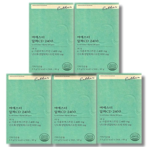 여에스더 알파CD 2400 14포