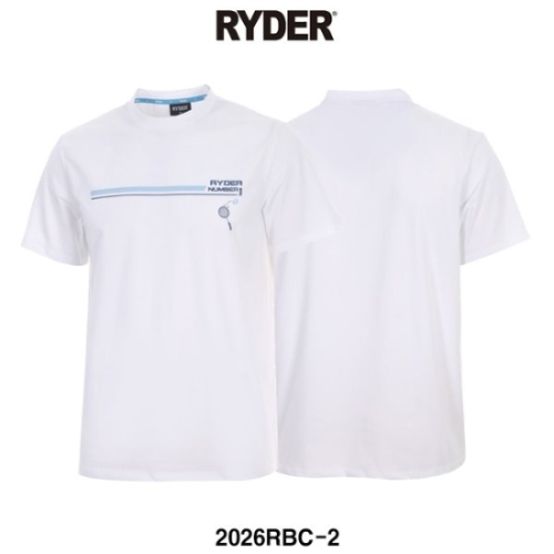 라이더  배드민턴 기획 코튼라이크 반팔 상의 티셔츠 블랙 2026RBC-1 남성 여성 남녀공용