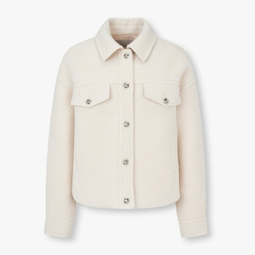 알파카 블렌드 숏 셔츠 자켓 7126110502